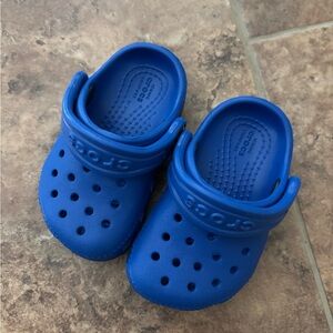 Royal Blue Baby Crocs